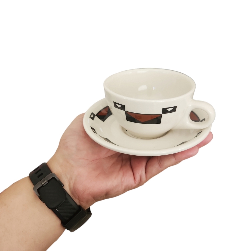 Rare Vintage Sterling China Coffee or Tea cup and small plate Ahwahnee Hotel